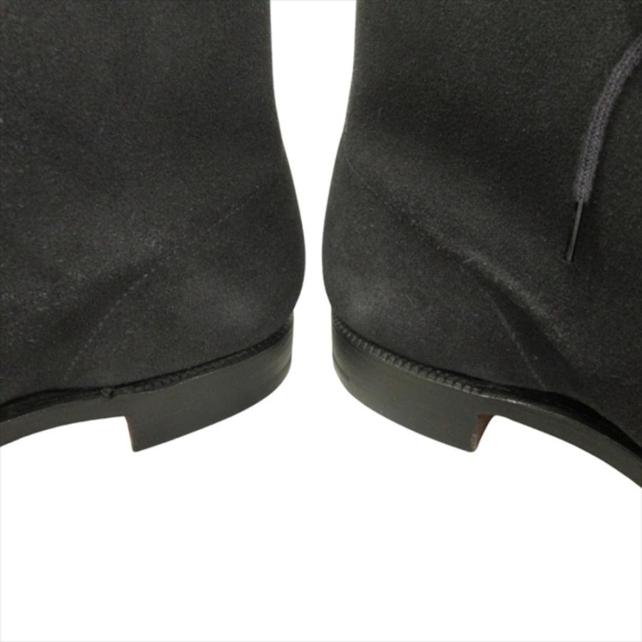 未使用 CROCKETT&JONES クロケットアンドジョーンズ CHUKKA チャッカ ブーツ シューズ スエードレザー サイズUK6D 24.5cm ネイビー メンズ 古着 中古 | CROCKETT&JONES | 05
