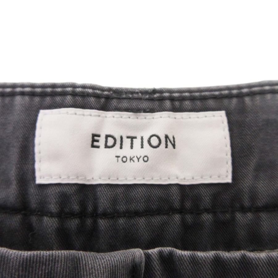 美品 Edition エディション トゥモローランド ユーズドライク テーパードパンツ コットンツイル XS グレー ブラック ネイビー メンズ 古着 中古 | Edition | 05