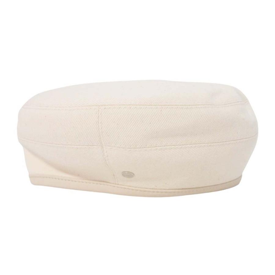 未使用 HERMES エルメス Gabrielle beret ガブリエル ベレー デニム レザートリム セリエボタン 帽子 57cm アイボリー メンズ レディース 古着 中古 | HERMES | 03