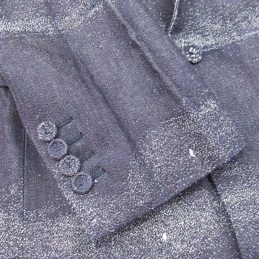 未使用 DIOR HOMME ディオール・オム 21aw ピータードイグコラボ MILKY WAY デニムジャガード チェスターコート 50 インディゴ メンズ 古着 中古 | Dior HOMME | 04
