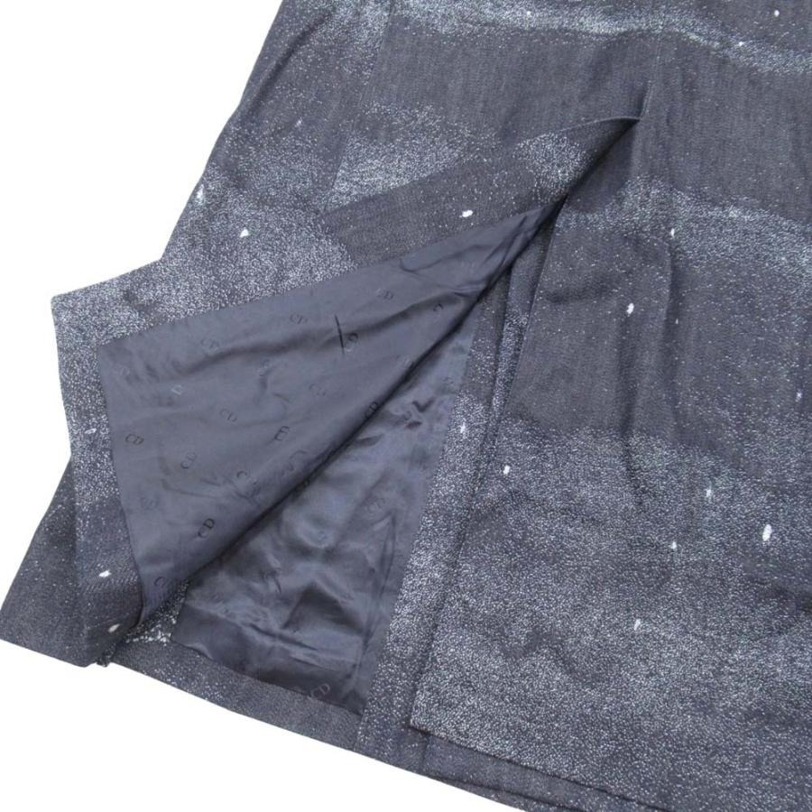未使用 DIOR HOMME ディオール・オム 21aw ピータードイグコラボ MILKY WAY デニムジャガード チェスターコート 50 インディゴ メンズ 古着 中古 | Dior HOMME | 05