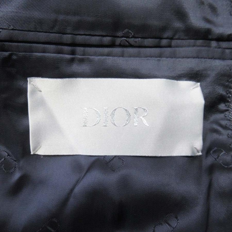 未使用 DIOR HOMME ディオール・オム 21aw ピータードイグコラボ MILKY WAY デニムジャガード チェスターコート 50 インディゴ メンズ 古着 中古 | Dior HOMME | 08