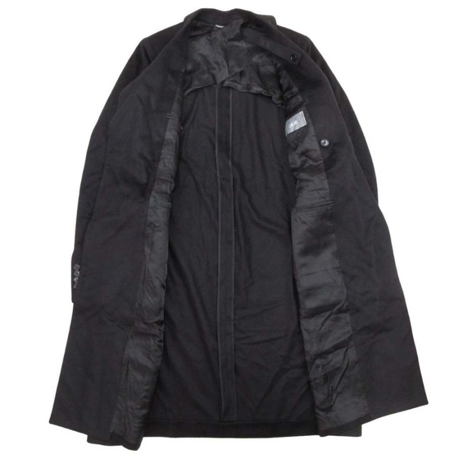 未使用 DIOR HOMME ディオール・オム 19aw カシミヤ100％ ダブルブレスト コート ピークドラペル アウター 44 黒 ブラック メンズ 古着 中古 | Dior HOMME | 02