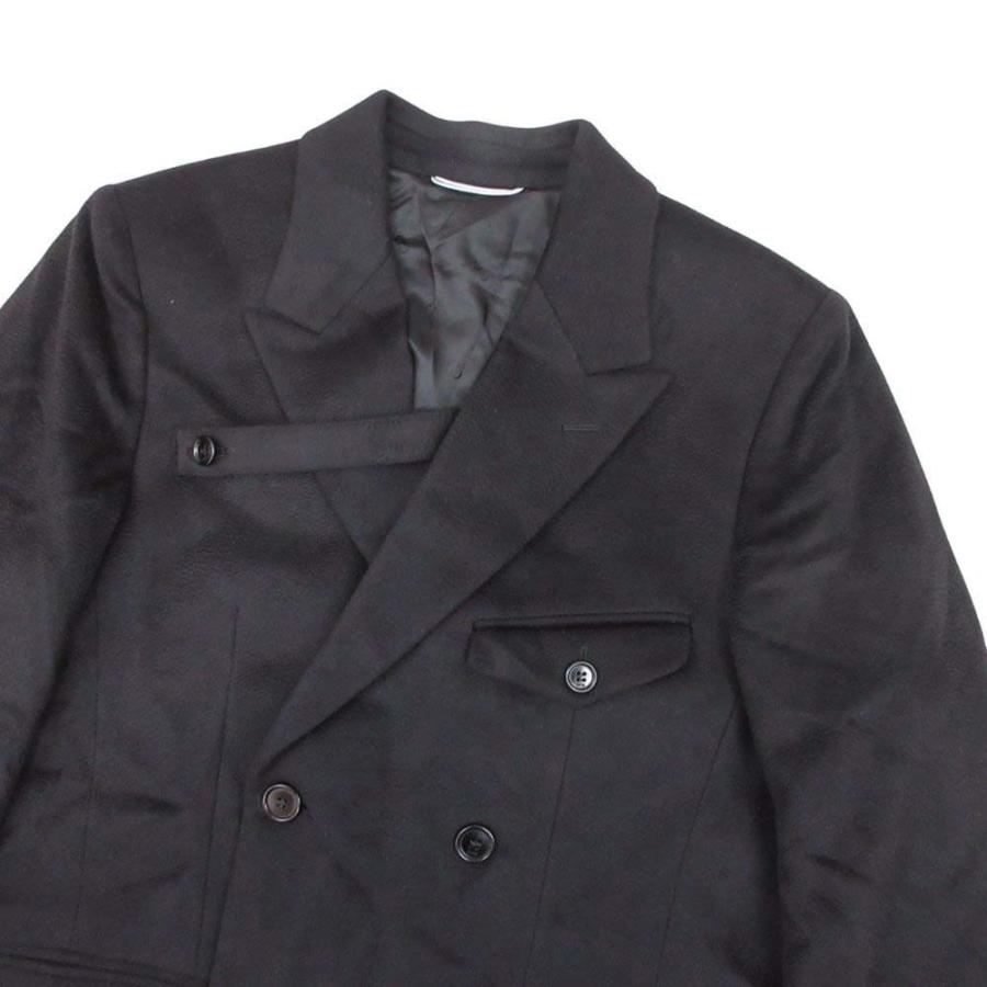 未使用 DIOR HOMME ディオール・オム 19aw カシミヤ100％ ダブルブレスト コート ピークドラペル アウター 44 黒 ブラック メンズ 古着 中古 | Dior HOMME | 03