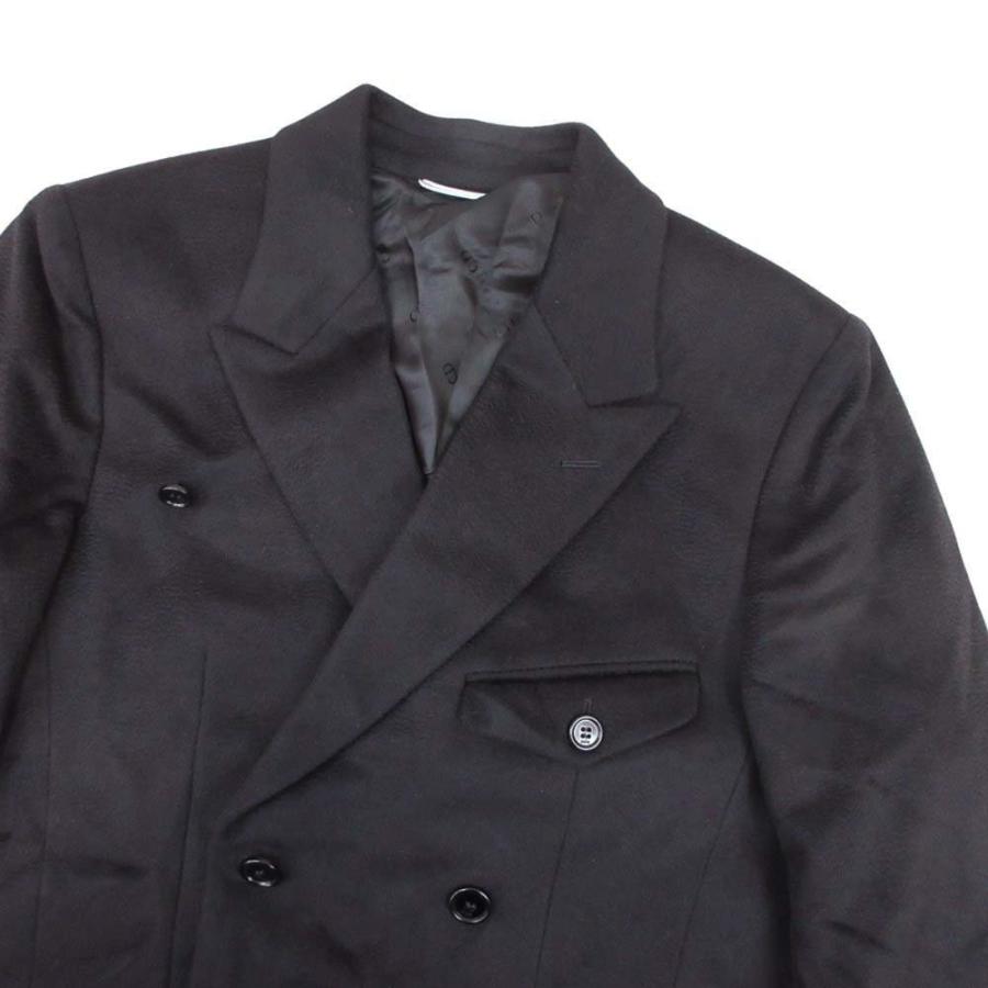 未使用 DIOR HOMME ディオール・オム 19aw カシミヤ100％ ダブルブレスト コート ピークドラペル アウター 44 黒 ブラック メンズ 古着 中古 | Dior HOMME | 04