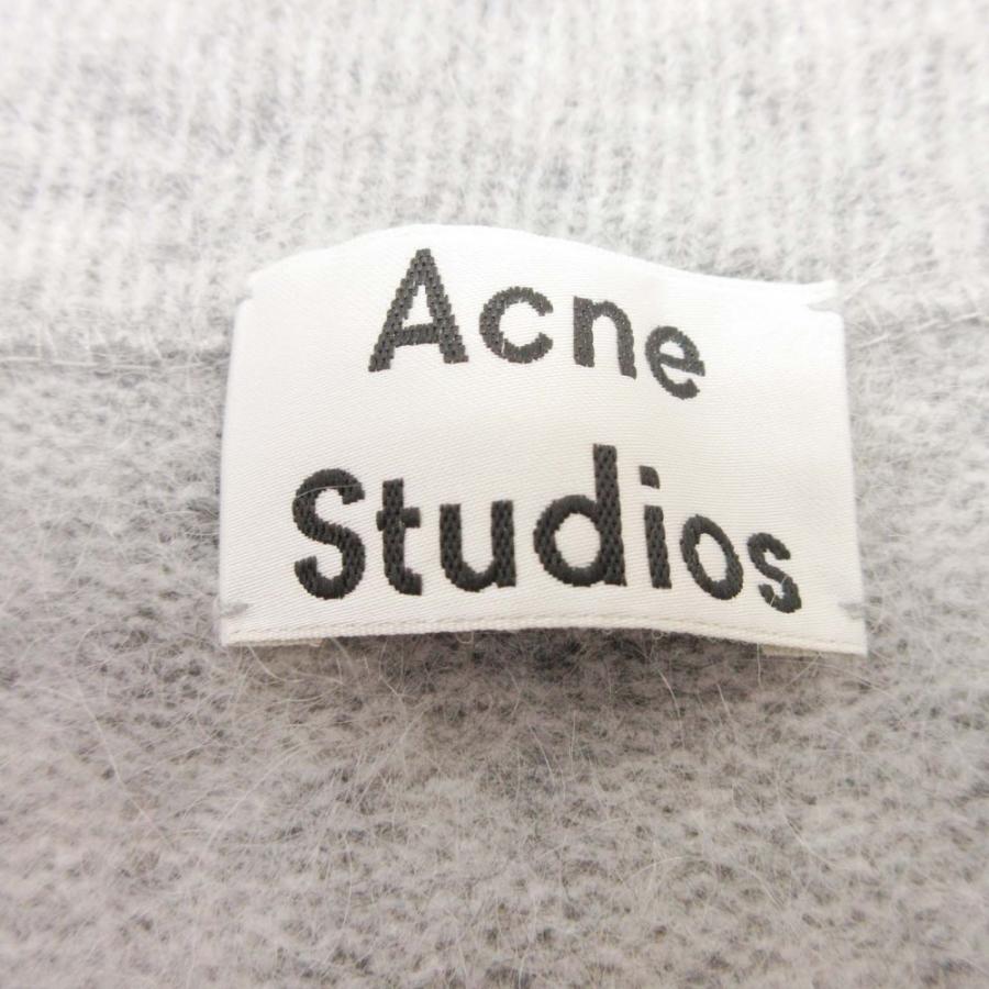 美品 ACNE STUDIOS アクネストゥディオズ RAYA MOHAIR キッドモヘア ニット カーディガン ガウン 羽織 オーバーサイズ XS グレー レディース 古着 中古 | Acne Studios | 06