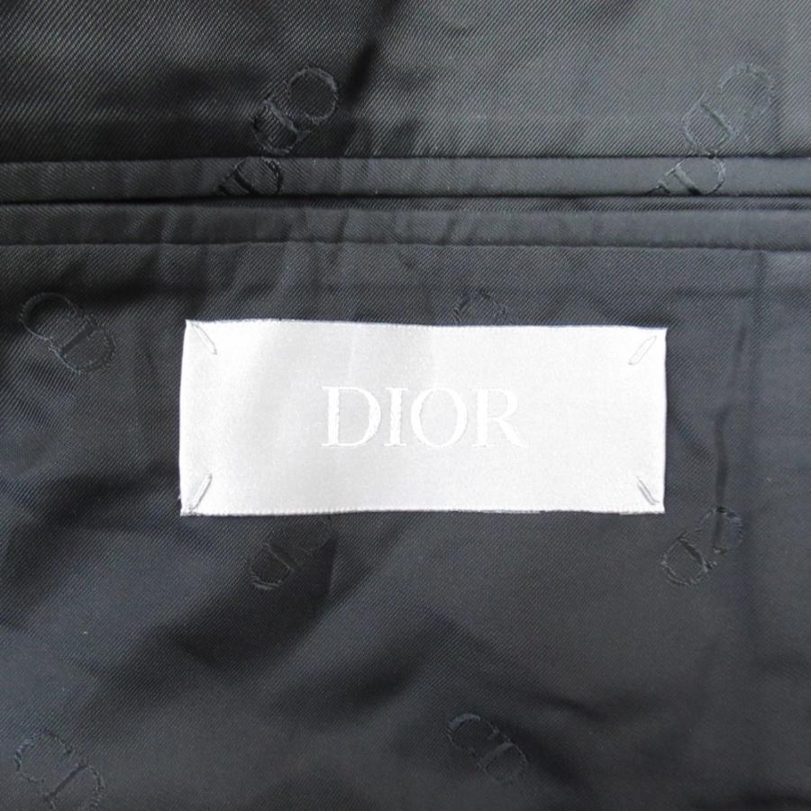 未使用 DIOR HOMME ディオール・オム 21aw ケニーシャーフ 総柄 ジャガード ブルゾン Wジップ ジャケット アウター 50 ブルー メンズ 古着 中古 | Dior HOMME | 08