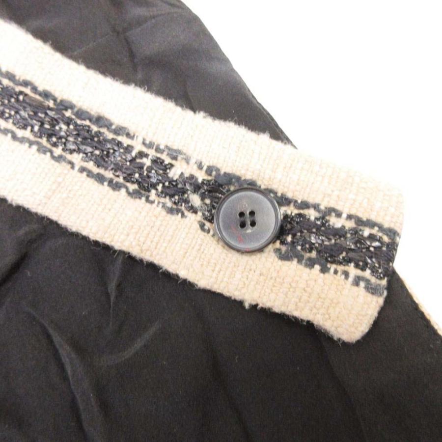 新品同様 Christian Dior クリスチャンディオール 20ss ストライプ ショート サロペット オールインワン 36 ベージュ ブラック レディース 古着 中古_4