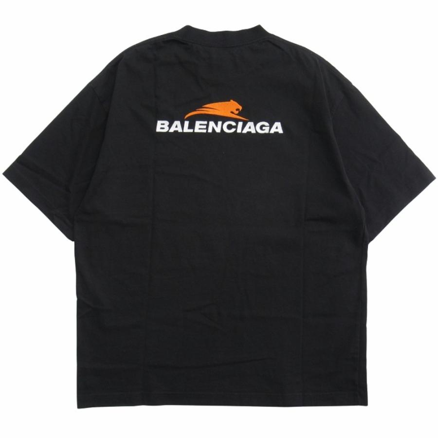 バレンシアガ　BALENCIAGA ワイドトラウザー 刺繍ロゴ　ロゴボタン　91 BALENCIAGA（バレンシアガ） 美品 22ss イヤーオブザタイガー オーバー