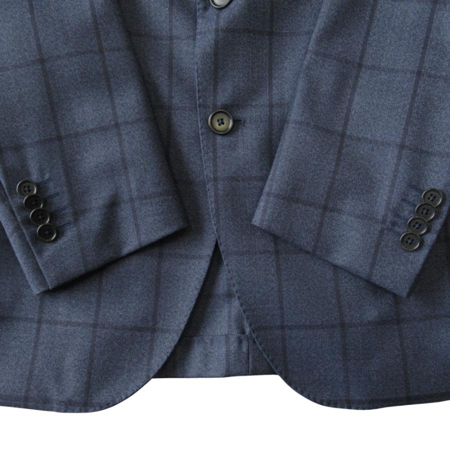 De Petrillo（デペトリロ） 美品 ウール 格子柄 セットアップ スーツ