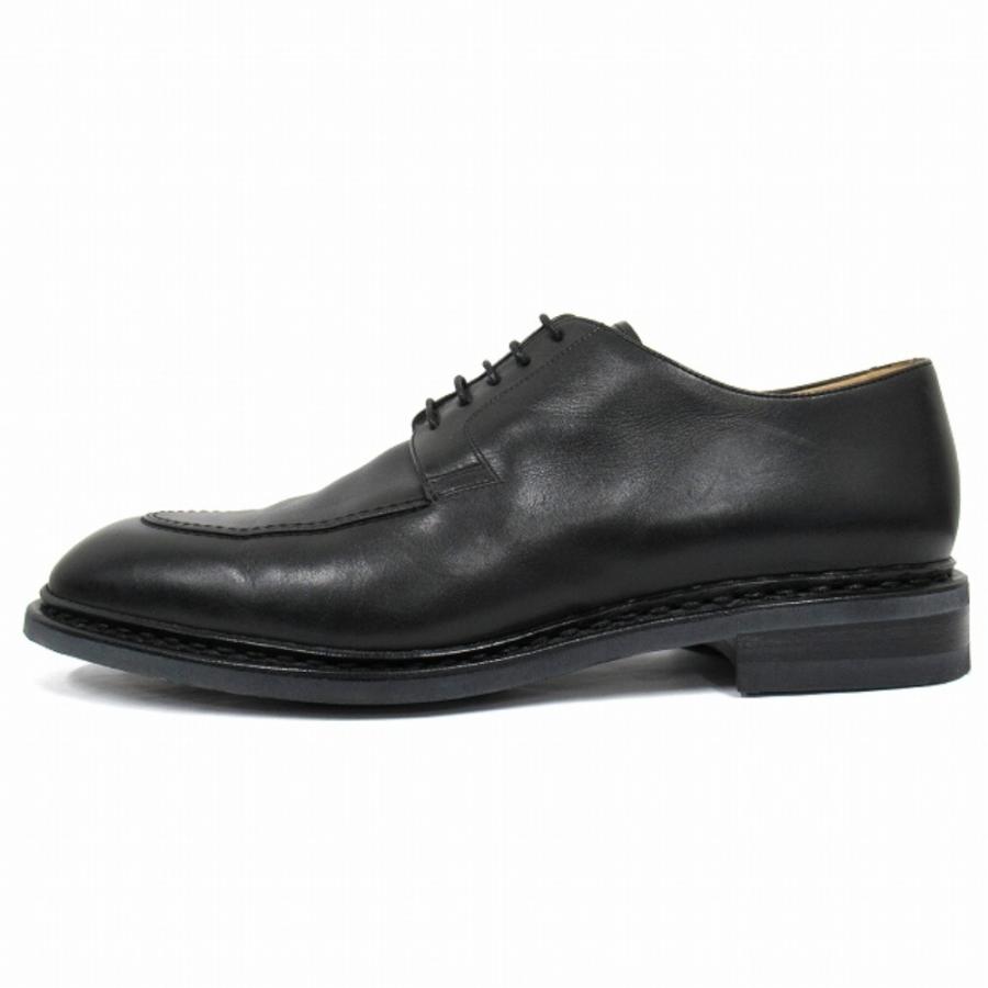 美品 Paraboot パラブーツ ROUSSEAU ルソー シューズ 革靴 カウレザー アクティブソール フランス製 サイズUK8 26.5cm 黒 ブラック メンズ 古着 中古 | Paraboot