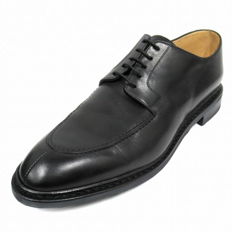 美品 Paraboot パラブーツ ROUSSEAU ルソー シューズ 革靴 カウレザー アクティブソール フランス製 サイズUK8 26.5cm 黒 ブラック メンズ 古着 中古 | Paraboot | 02