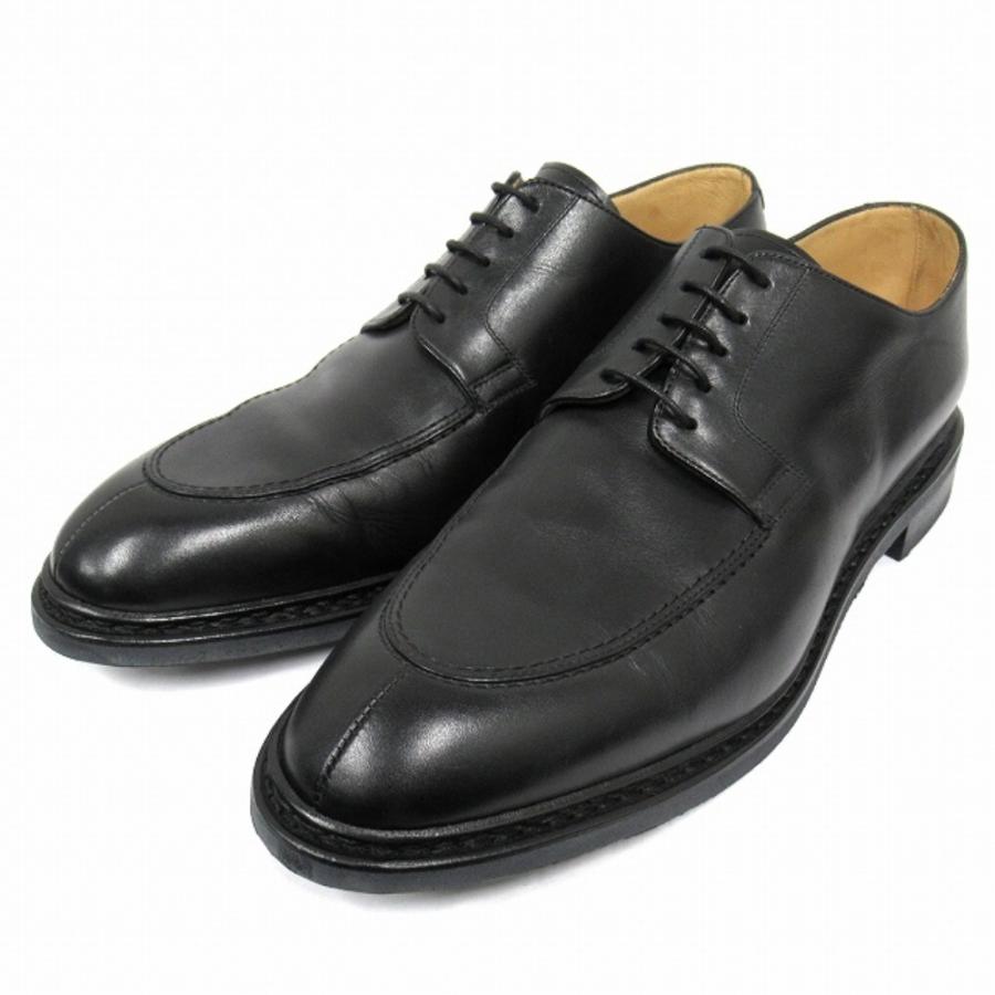 美品 Paraboot パラブーツ ROUSSEAU ルソー シューズ 革靴 カウレザー アクティブソール フランス製 サイズUK8 26.5cm 黒 ブラック メンズ 古着 中古 | Paraboot | 03
