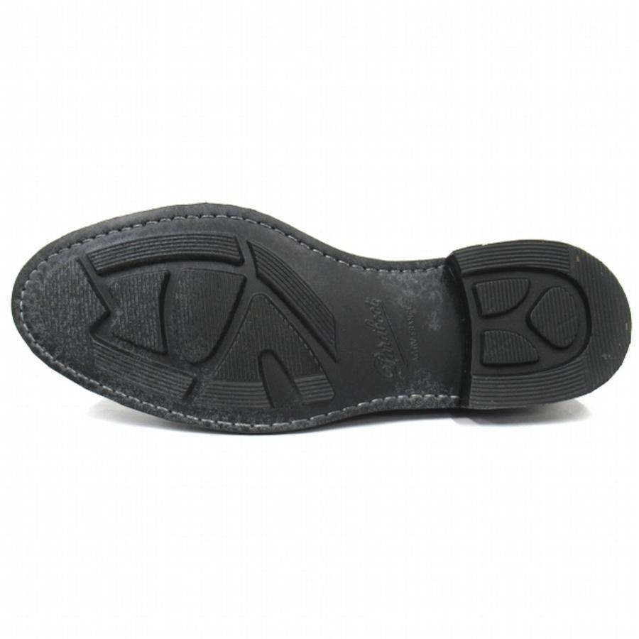 美品 Paraboot パラブーツ ROUSSEAU ルソー シューズ 革靴 カウレザー アクティブソール フランス製 サイズUK8 26.5cm 黒 ブラック メンズ 古着 中古 | Paraboot | 07