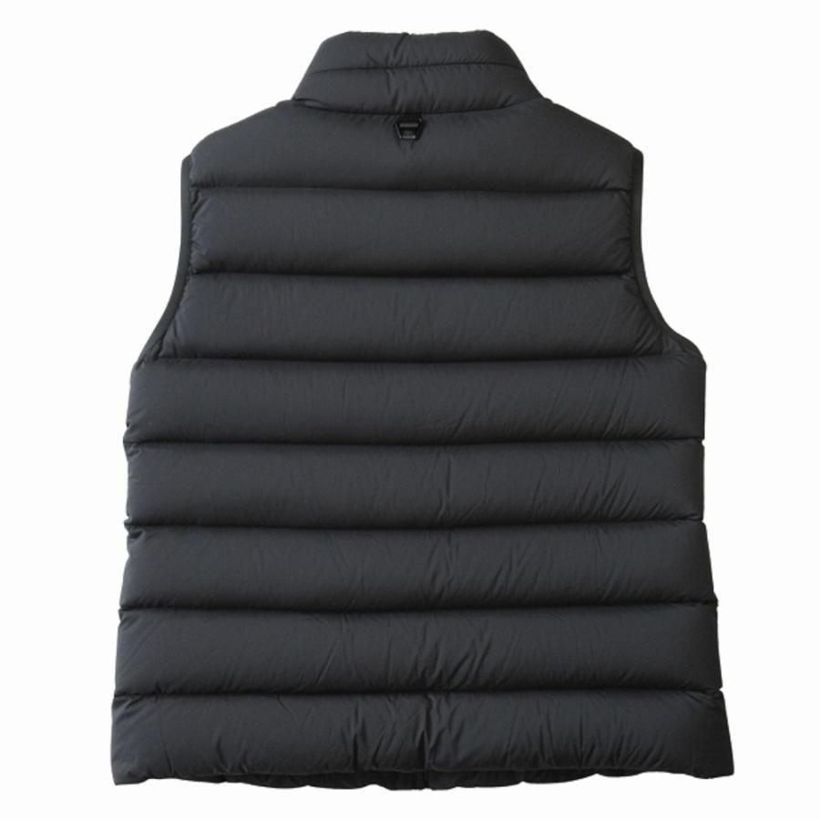 美品 MONCLER モンクレール 22AW CENIS GILET チェニス ジレ ダウン ベスト ジャケット ブルゾン ロゴ サイズ2 黒 ブラック レディース 古着 中古 | MONCLER | 01