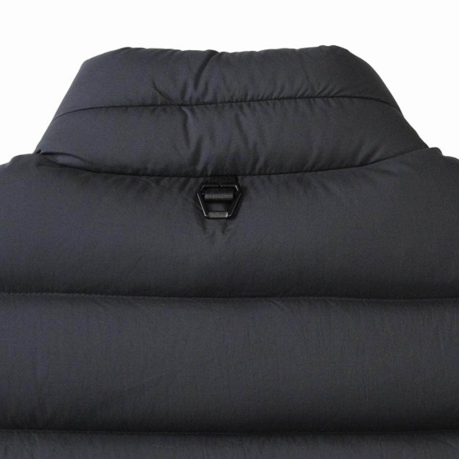 美品 MONCLER モンクレール 22AW CENIS GILET チェニス ジレ ダウン ベスト ジャケット ブルゾン ロゴ サイズ2 黒 ブラック レディース 古着 中古 | MONCLER | 03