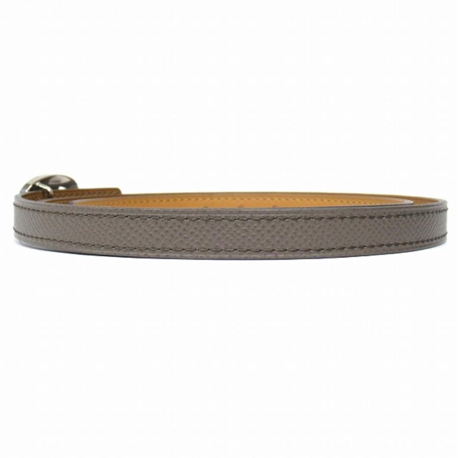 新品同様 HERMES エルメス シェーヌダンクル 13mm リバーシブル ベルト ヴォー・エプソン ヴォー・スイフト □Q刻印 75cm オークル/エタン レディース 古着 中古_1