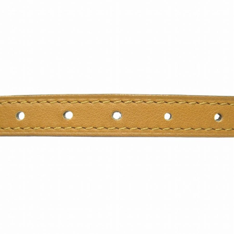 新品同様 HERMES エルメス シェーヌダンクル 13mm リバーシブル ベルト ヴォー・エプソン ヴォー・スイフト □Q刻印 75cm オークル/エタン レディース 古着 中古_5