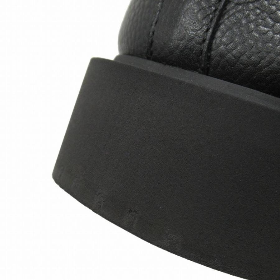 美品 HERMES エルメス Hafie ハーフィ エクスリブリス ショート ブーツ シューズ 革靴 レザー サイズ43 28cm 黒 ブラック  メンズ 古着 中古 | HERMES | 05