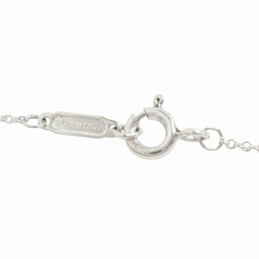 新品同様 TIFFANY&Co. ティファニー 新品仕上げ済 シグネチャー クロス ドロップ ネックレス ペンダント SV925 シルバー レディース 古着 中古_1