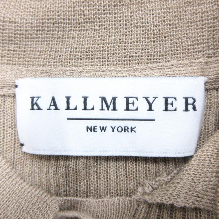 美品 Deuxieme Classe ドゥーズィエムクラス KALLMEYER カルメイヤー ニット カーディガン 長袖 薄手 ベージュ 茶 ライトブラウン レディース 古着 中古 | Deuxieme Classe | 06