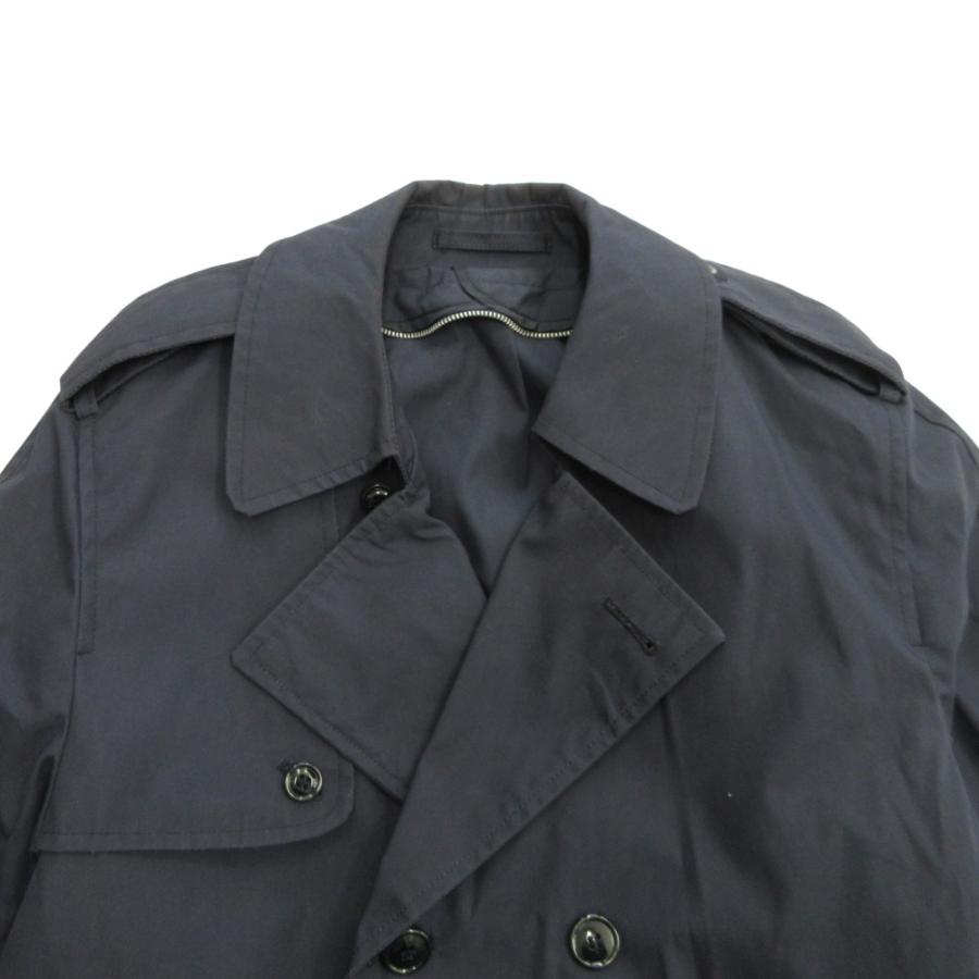 良品 MILITARY ミリタリー US.NAVY トレンチ コート ジャケット ブルゾン アメリカ海軍 オールド 44R ネイビー  メンズ 古着 中古 | MILITARY | 02