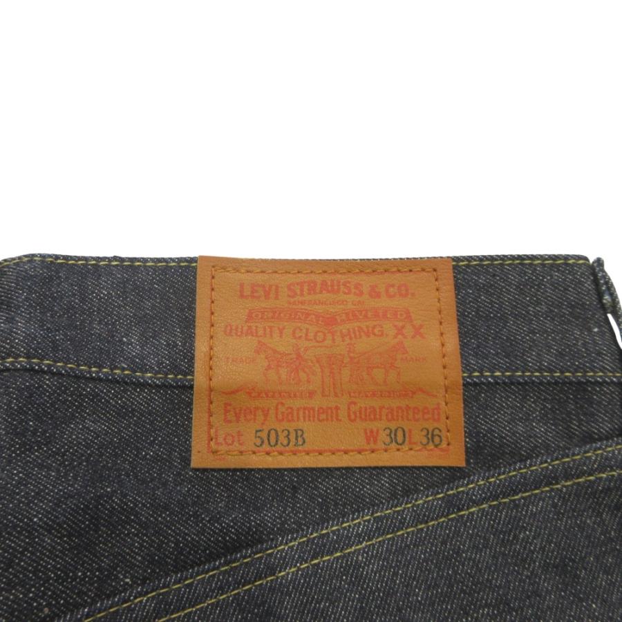 未使用 Levi's リーバイス 503B デニム パンツ ジーンズ ビッグE J22刻印 日本製 ヴィンテージ 90's W30L36 インディゴ メンズ 古着 中古 USED Levi's（リーバイス） 未使用 503B デニム パンツ ジーンズ ビッグE