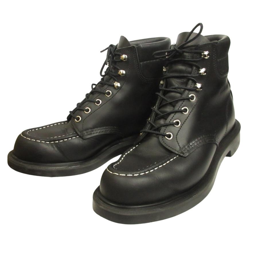 良品 RED WING レッドウィング SuperSole 6-inch Moc スーパーソール 6インチ モック ブーツ シューズ レザー 8133 25.5cm ブラック メンズ 古着 中古 |  | 02