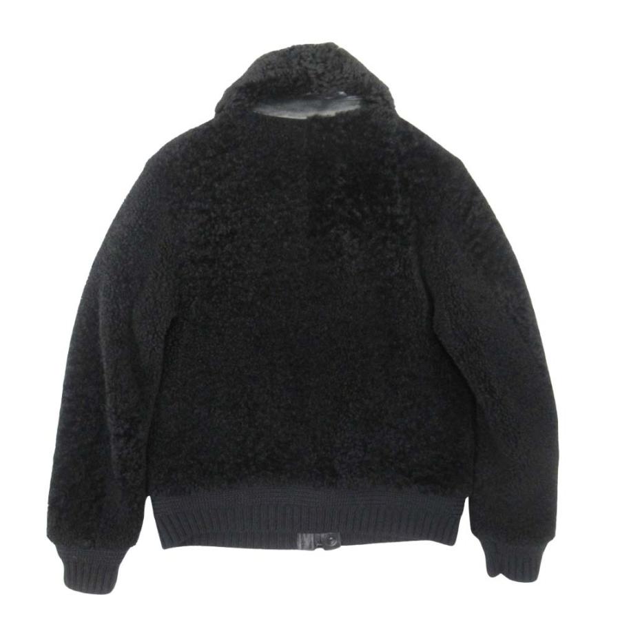 美品 SAINT LAURENT PARIS サンローランパリ 17aw ムートンコート ボア レザー 羊革 ブルゾン 2way アウター 38 黒 ブラック レディース 古着 中古 |  | 02