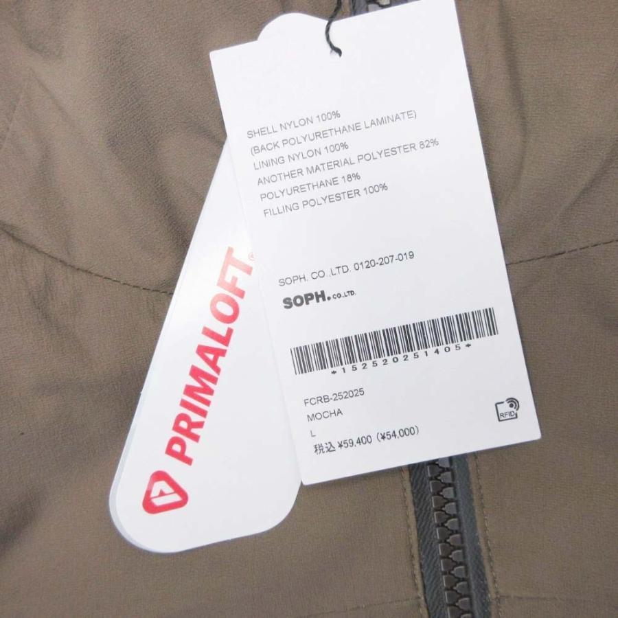 未使用 F.C.R.B. エフシーアールビー 25aw INSULATION HOODED JACKET インサレーション フーデッドジャケット ブルゾン L モカ ブラウン メンズ 古着 中古 | F.C.Real Bristol | 08