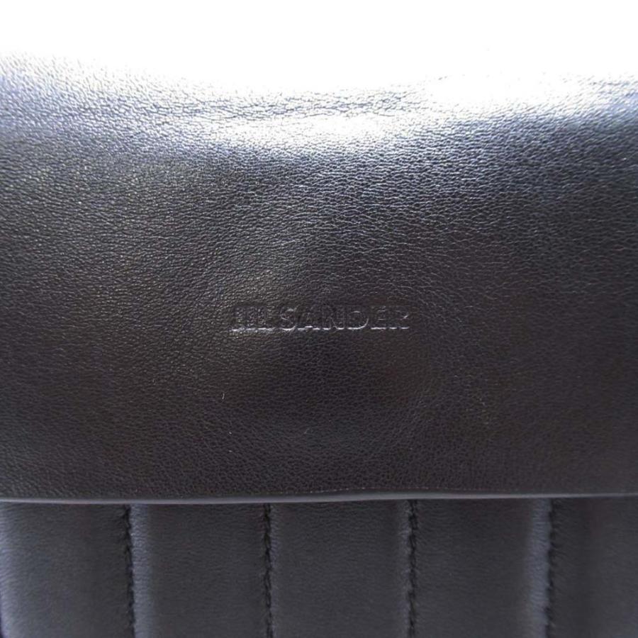 美品 JIL SANDER ジルサンダー 伊勢丹新宿店限定 LID リッド カメラバッグ キルティング ショルダーバッグ クロスボディ カバン 黒 メンズ レディース 古着 中古 | JIL SANDER | 08