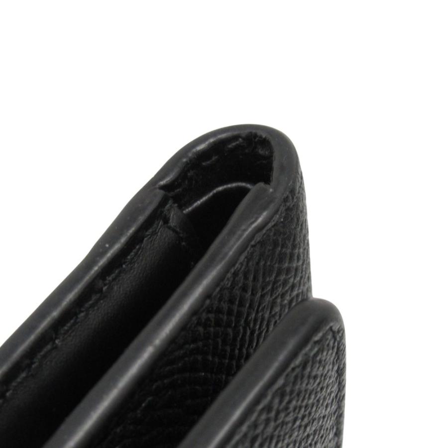 美品 Maison Margiela メゾンマルジェラ 25SS レザー 財布 三つ折り スモール コンパクト 4ステッチ 黒 ブラック メンズ レディース 古着 中古 | Maison Margiela | 05