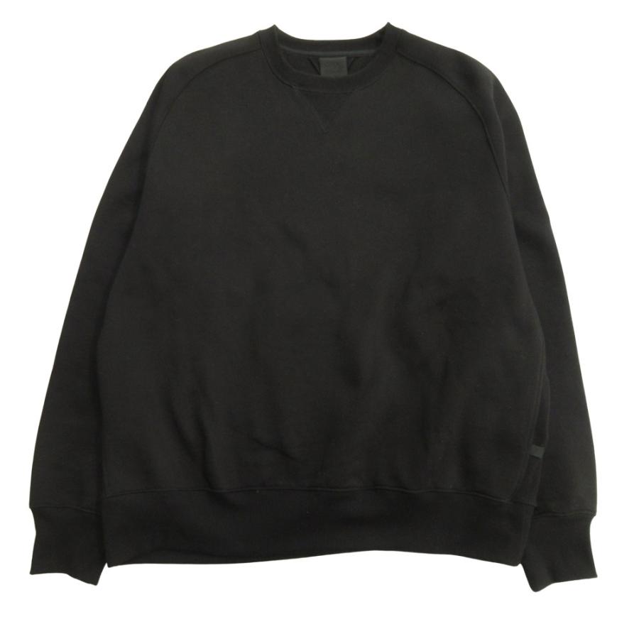美品 DAIWA PIER39 ダイワピア39 TECH SWEAT CREW FREEDOM SLEEVE テック スウェット クルー フリーダムスリーブ L 黒 ブラック メンズ 古着 中古 USED DAIWA PIER39（ダイワ ピア39） 美品 ダイワピア39 TECH SWEAT CREW