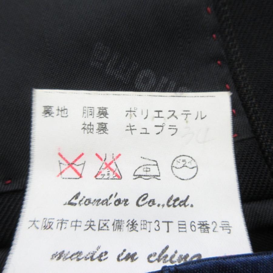 renoma レノマ セットアップ スーツ ジャケット ブレザー パンツ スラックス ストライプ サイズ94AB4 黒 ブラック メンズ 古着 中古 | renoma | 05