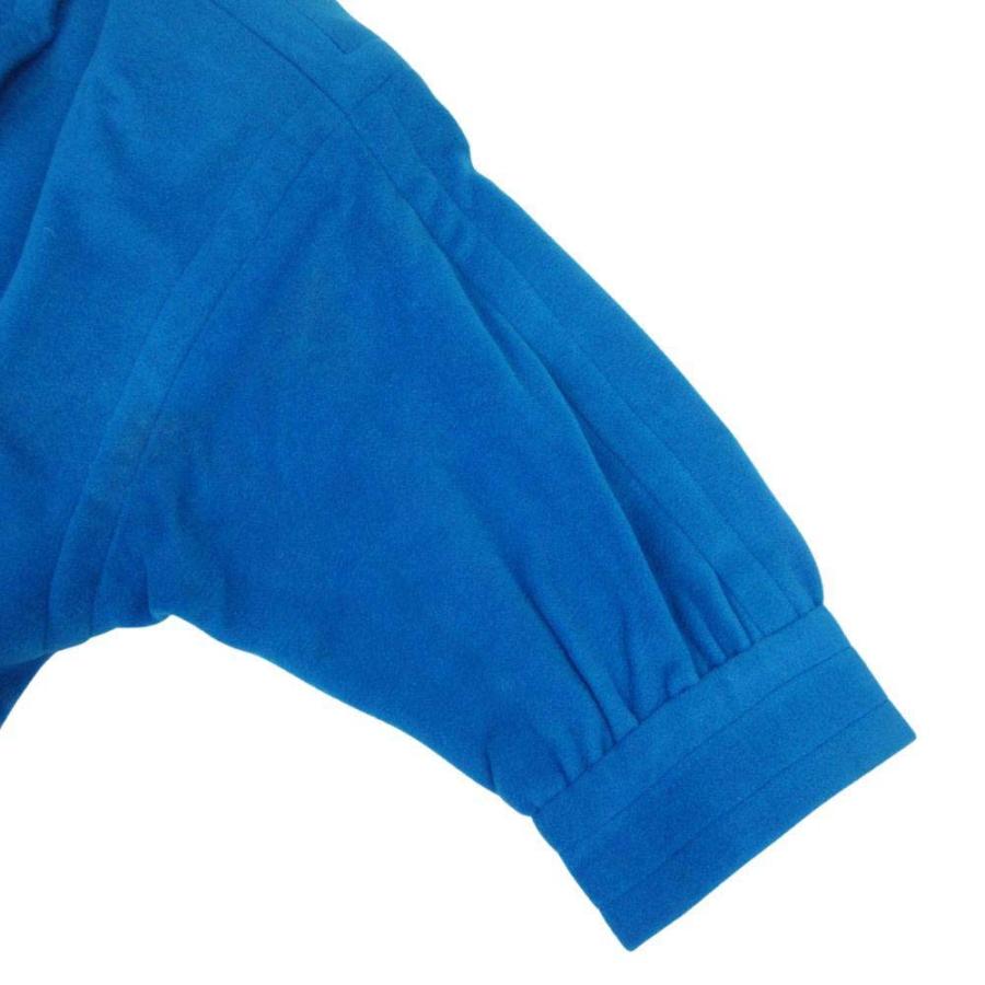 YVES SAINT LAURENT イヴサンローラン 80s 90s vintage ウールメルトンコート スタンドカラー 七分袖 アウター M 青 レディース 古着 中古 | Yves Saint Laurent | 04