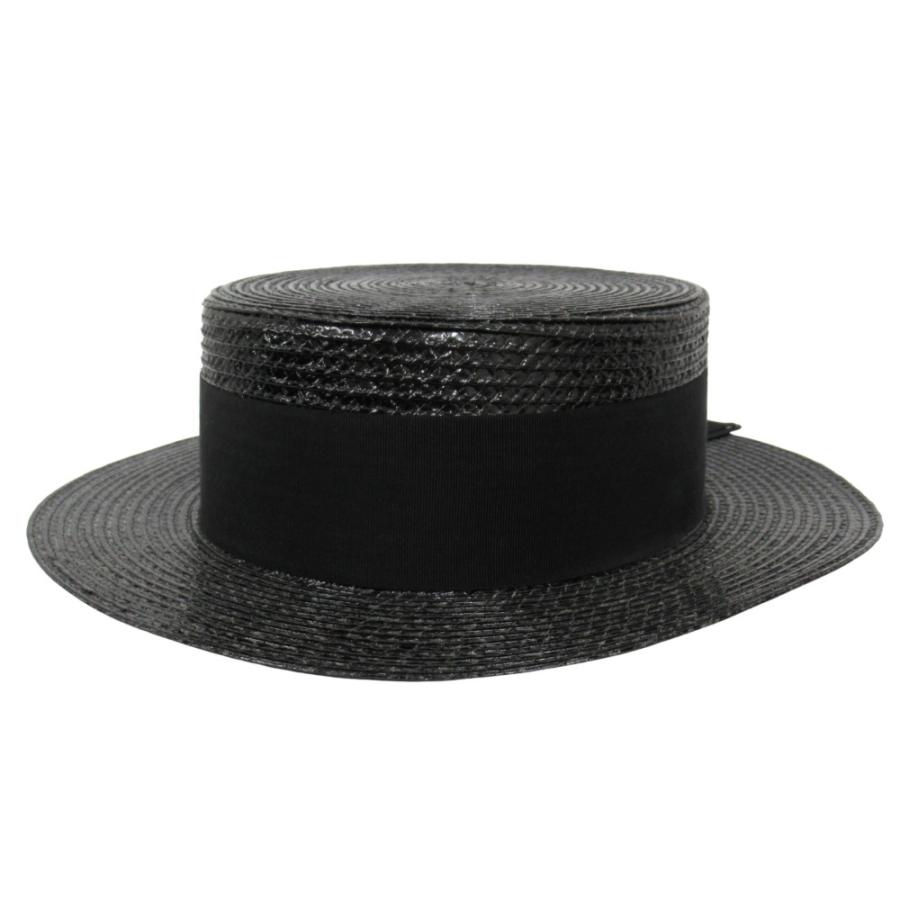 SAINT LAURENT 未使用 サンローラン ストロー調 カンカン帽 ハット