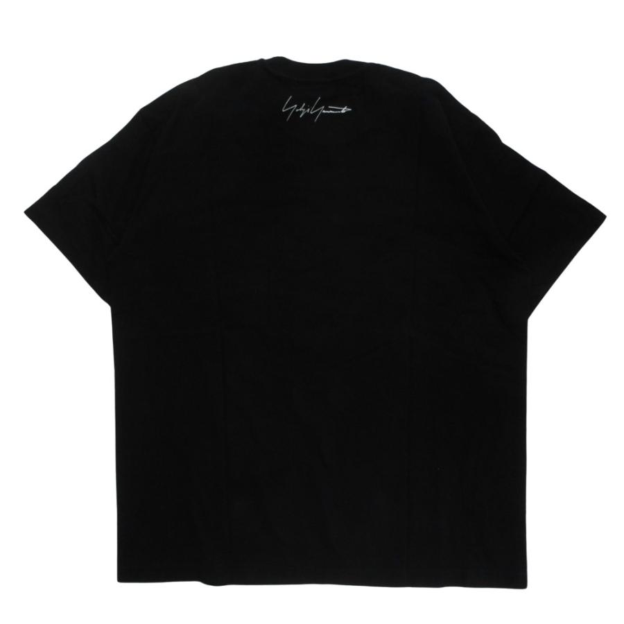 美品 Yohji Yamamoto ヨウジヤマモト 22SS Tシャツ カットソー 半袖 丸首 FG-T51-050B サイズ4 黒 ブラック メンズ 古着 中古 | Yohji Yamamoto | 01