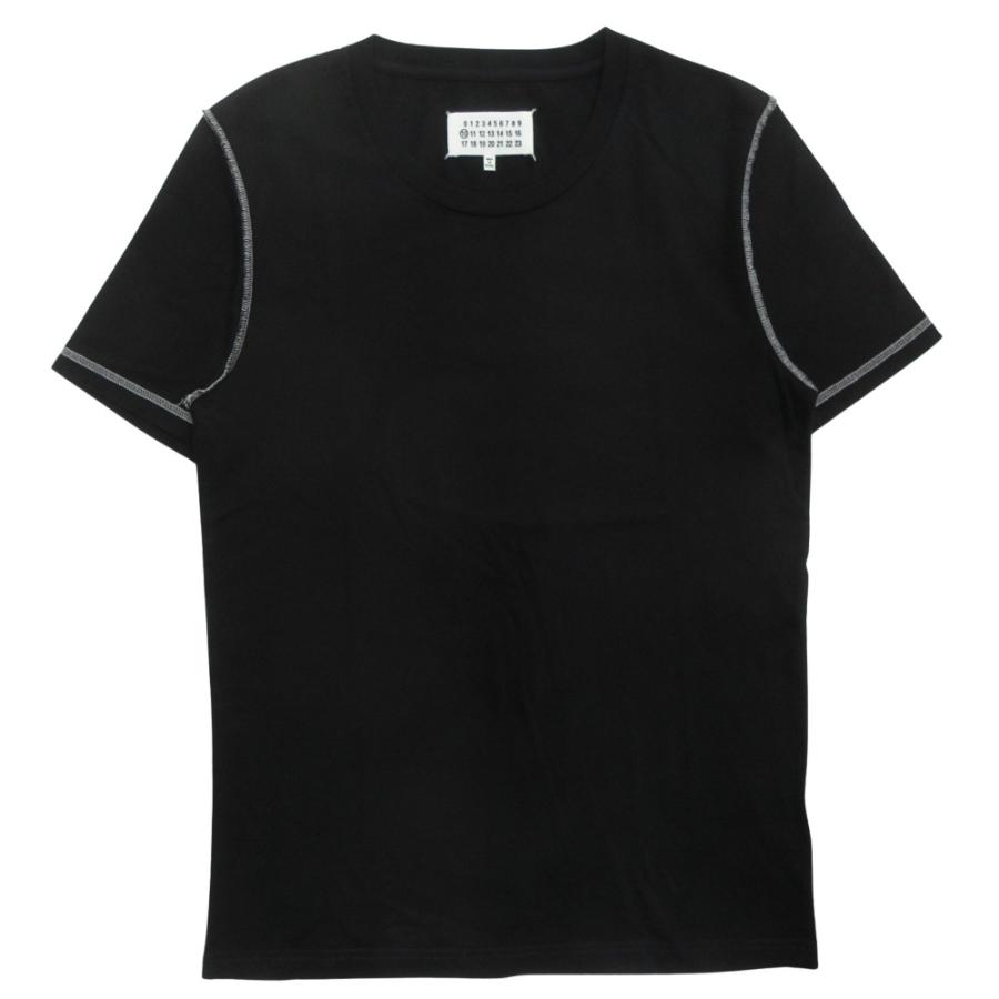 美品 Maison Margiela メゾンマルジェラ 17AW Tシャツ カットソー 半袖 丸首 G50GC0477 S22431 サイズS 黒 ブラック メンズ 古着 中古 | Maison Margiela