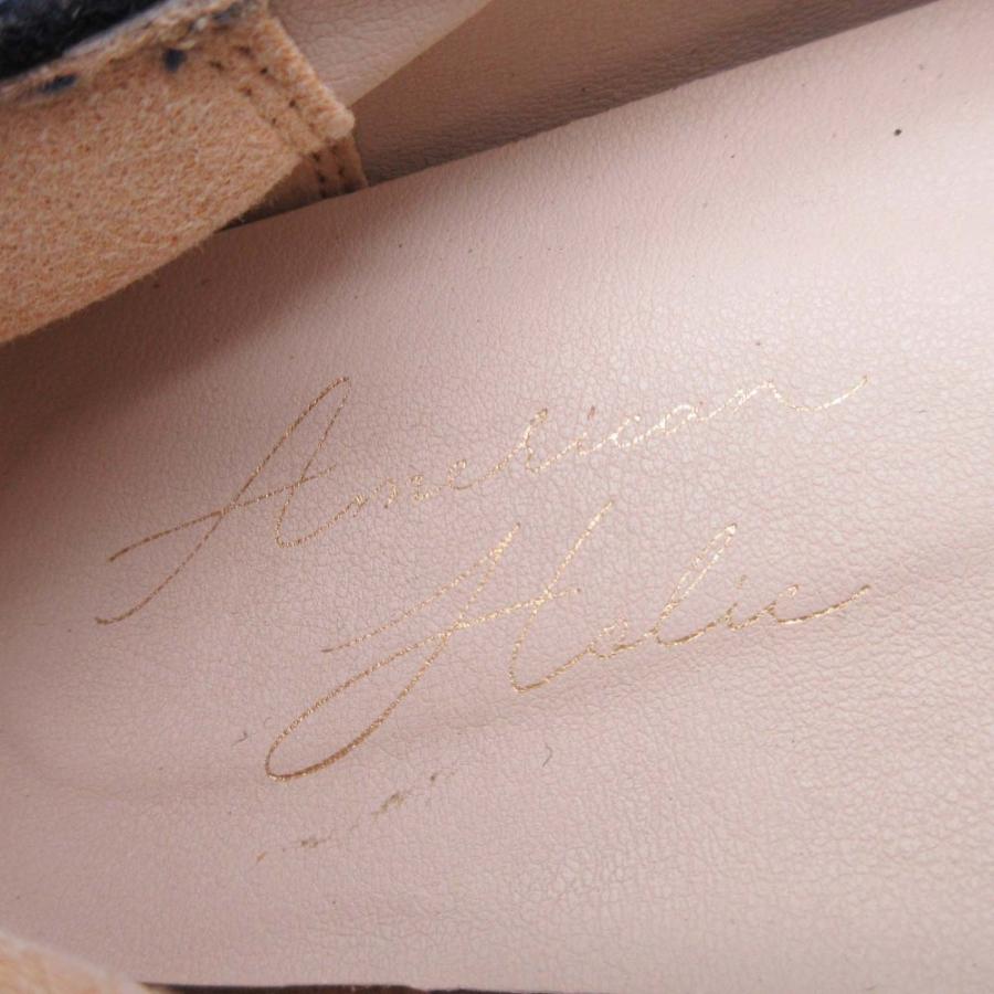 AMERICAN HOLIC アメリカンホリック フェルト パンプス フラットシューズ 靴 セパレートクッション S 濃紺 ネイビー レディース 古着 中古 | AMERICAN HOLIC | 05