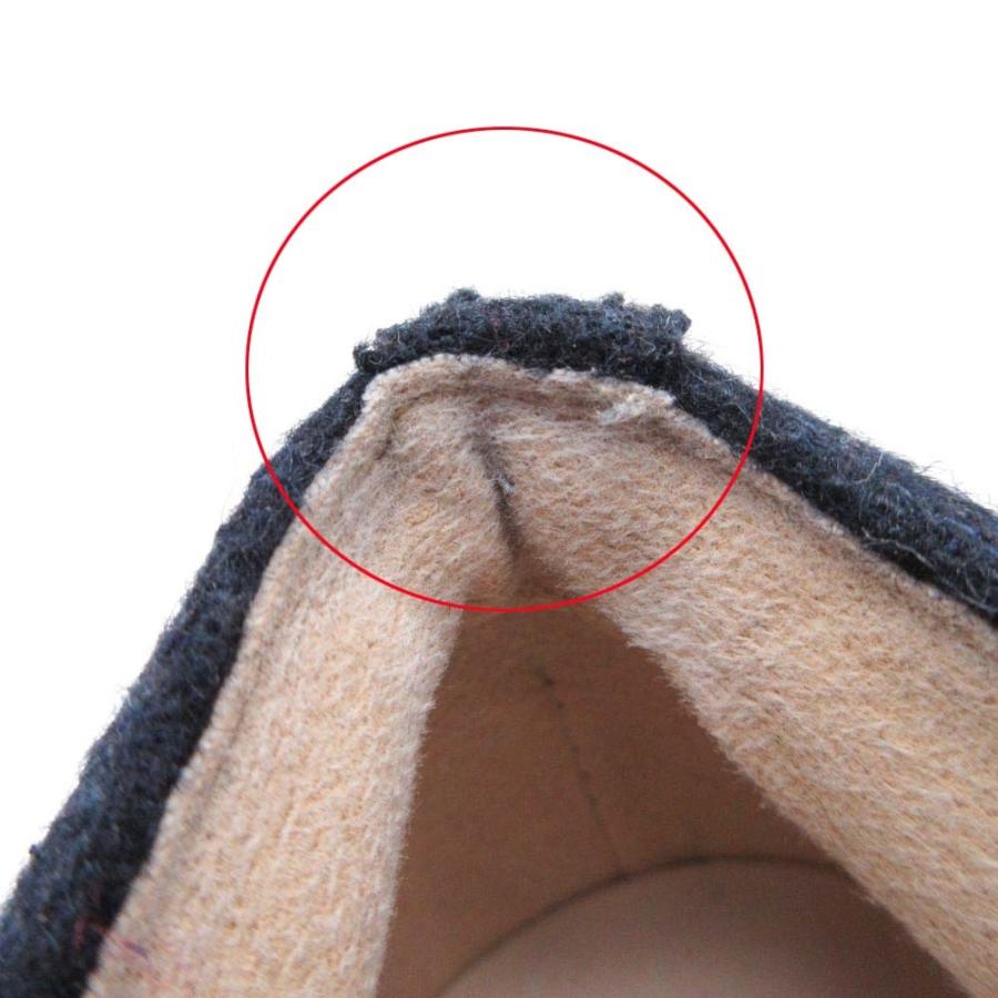AMERICAN HOLIC アメリカンホリック フェルト パンプス フラットシューズ 靴 セパレートクッション S 濃紺 ネイビー レディース 古着 中古 | AMERICAN HOLIC | 08