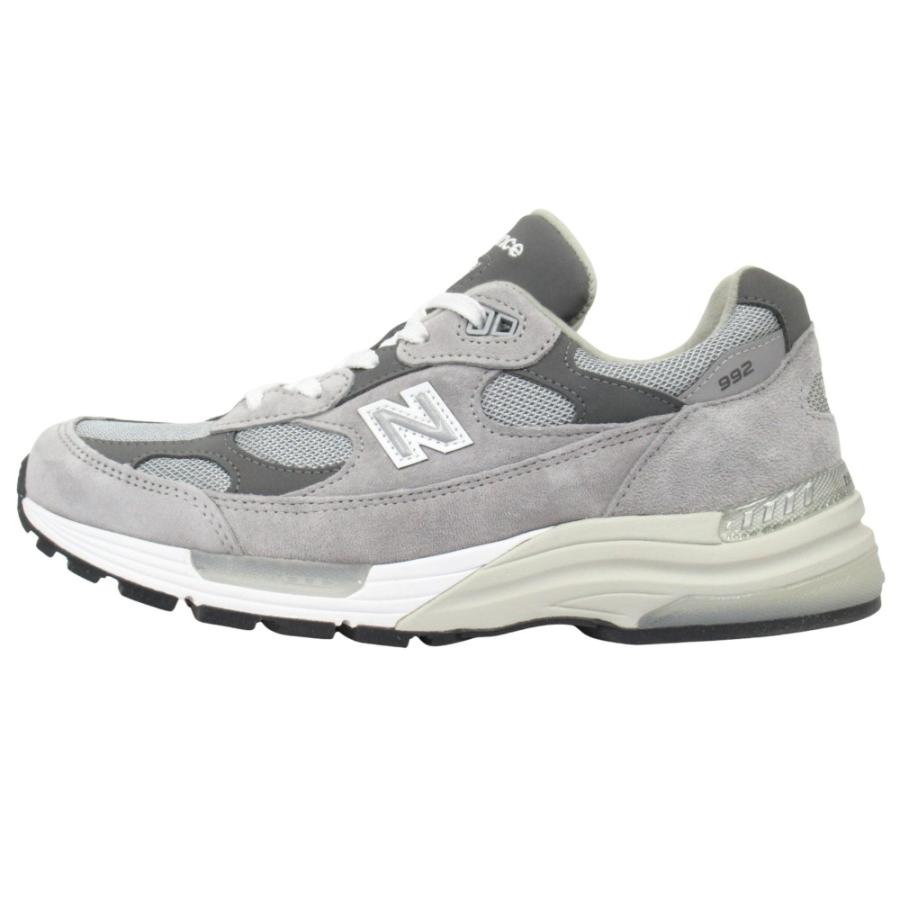 新品同様 NEW BALANCE ニューバランス U992GY スニーカー シューズ 靴 スエード レザー USA製 サイズ26.5cm グレー メンズ 古着 中古 | New Balance