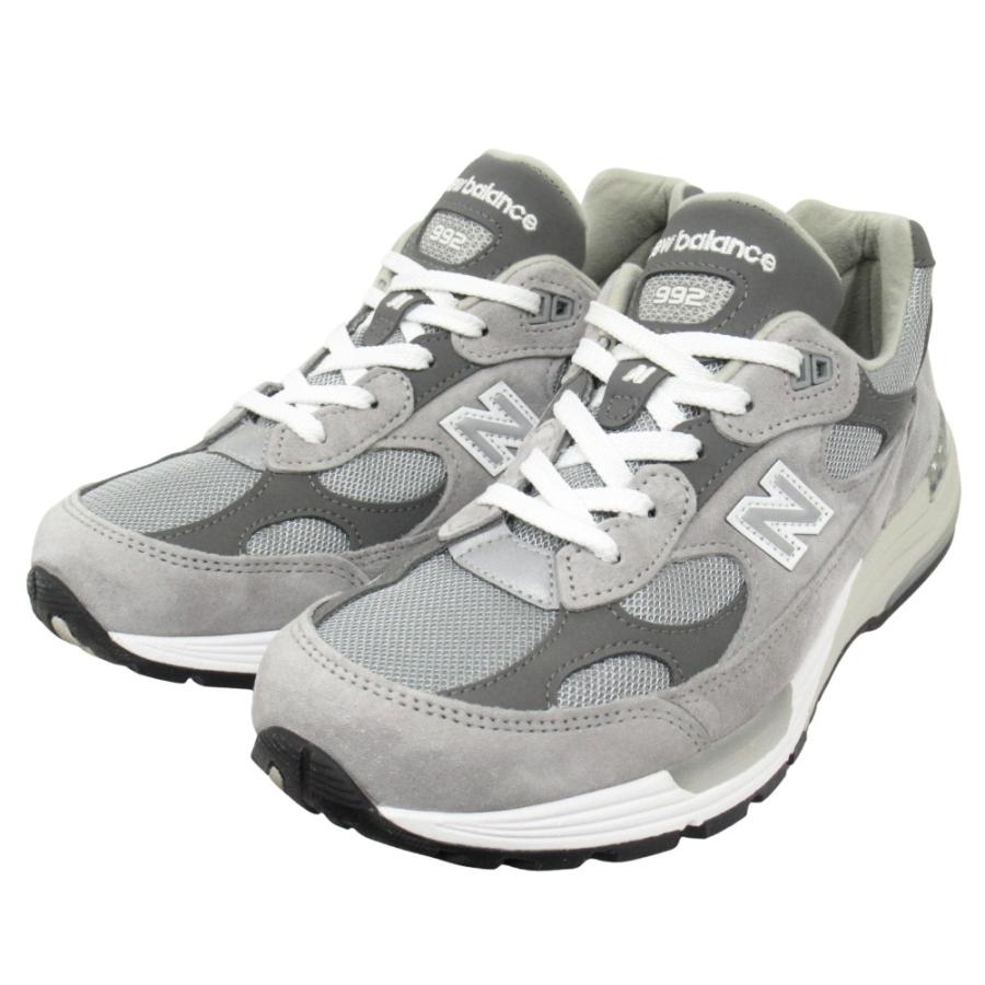 新品同様 NEW BALANCE ニューバランス U992GY スニーカー シューズ 靴 スエード レザー USA製 サイズ26.5cm グレー メンズ 古着 中古 | New Balance | 02