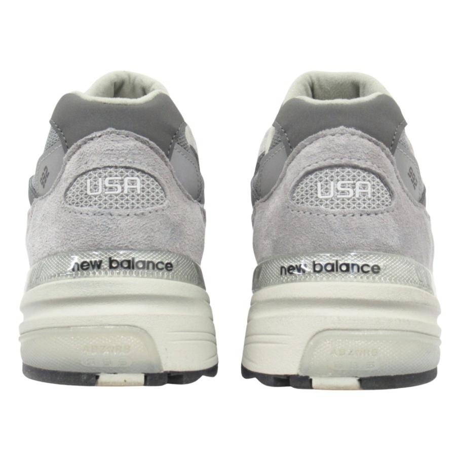 新品同様 NEW BALANCE ニューバランス U992GY スニーカー シューズ 靴 スエード レザー USA製 サイズ26.5cm グレー メンズ 古着 中古 | New Balance | 03