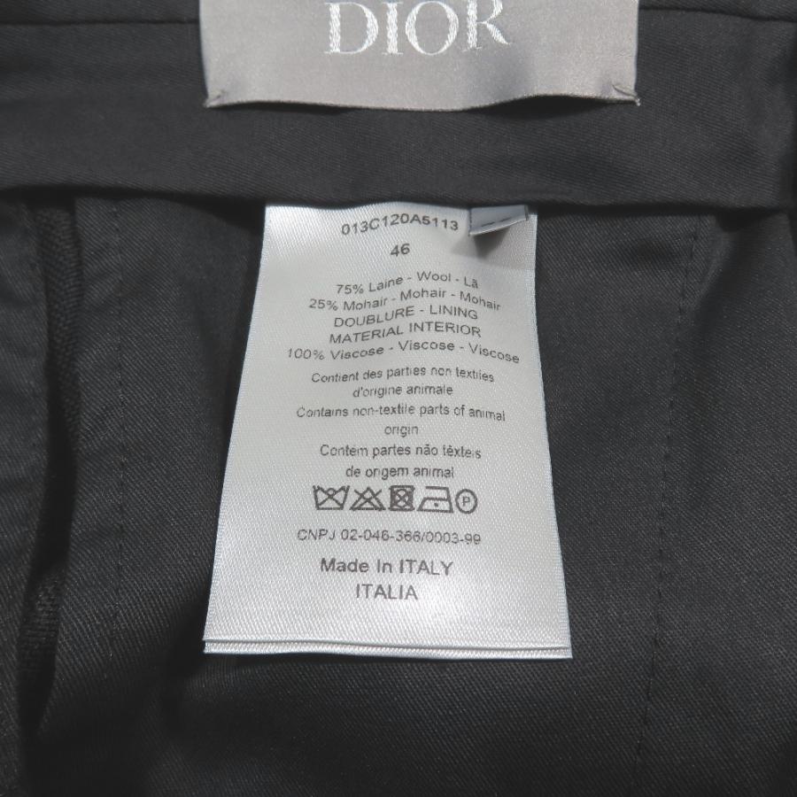未使用 DIOR ディオール スラックス テーパードパンツ 013C120A5113