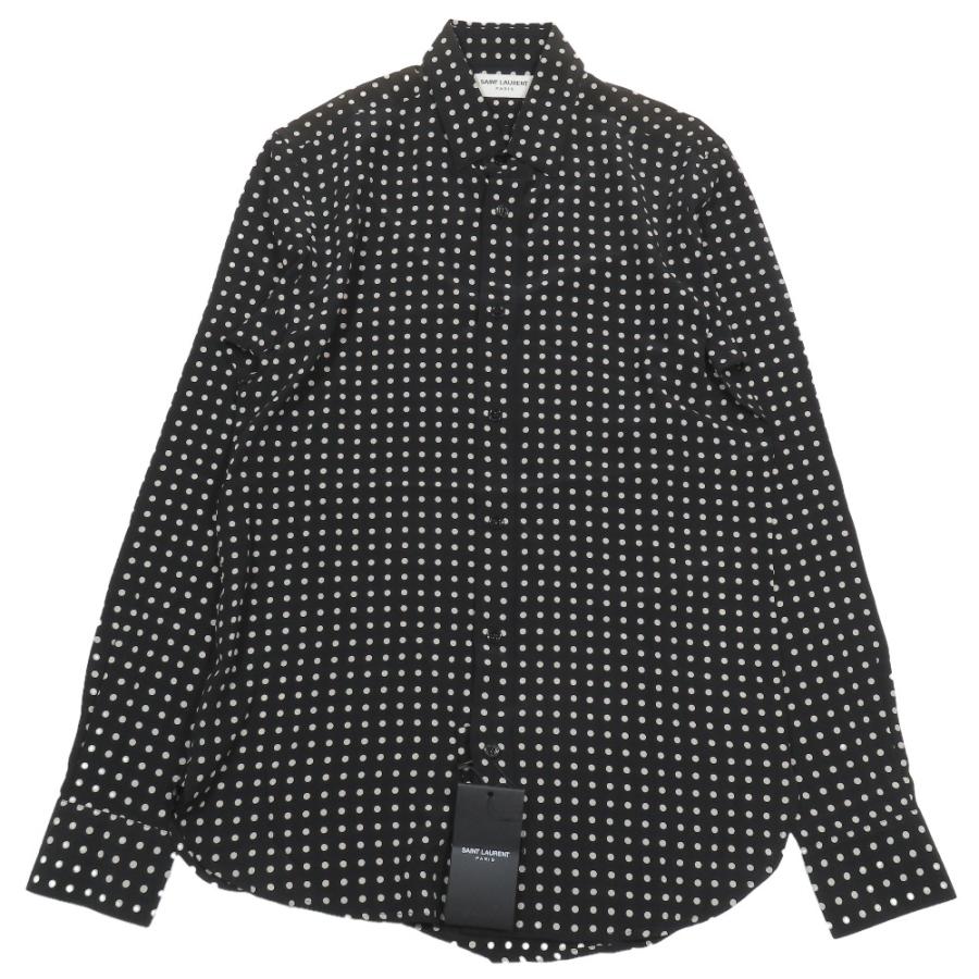 SAINT LAURENT PARIS サンローランパリ 14SS エディ期 ドット シャツ