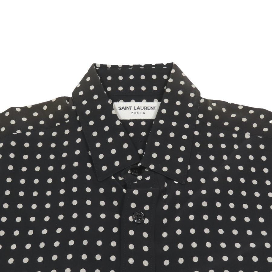 SAINT LAURENT PARIS サンローランパリ 14SS エディ期 ドット シャツ
