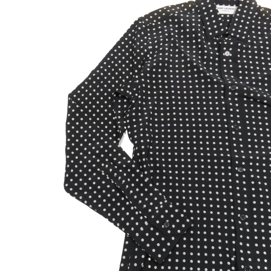 SAINT LAURENT PARIS サンローランパリ 14SS エディ期 ドット シャツ