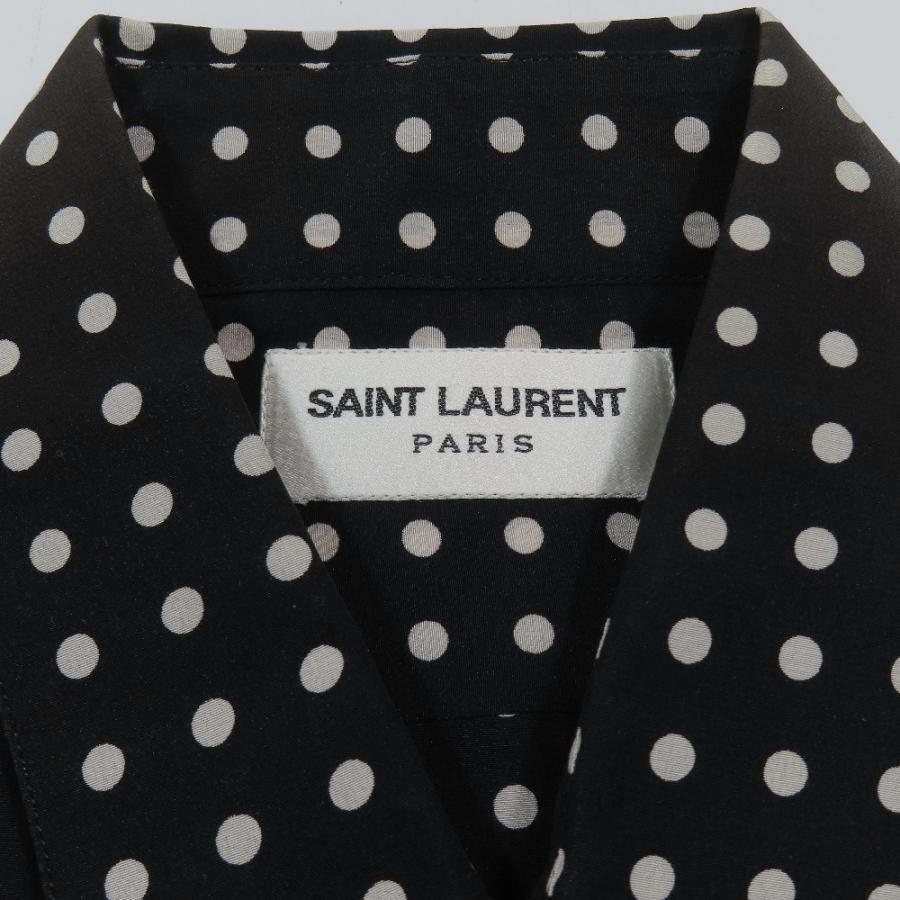 SAINT LAURENT PARIS サンローランパリ 14SS エディ期 ドット シャツ