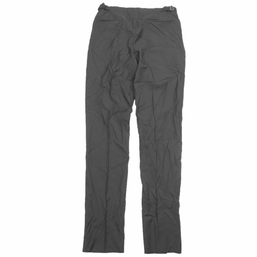 新品同様 DIOR ディオール スラックス テーパードパンツ 933C703A4762 サイドベルト ウール シルク混 48C チャコールグレー メンズ 古着 中古 USED 新品同様 DIOR ディオール スラックス テーパードパンツ 933C703A4762