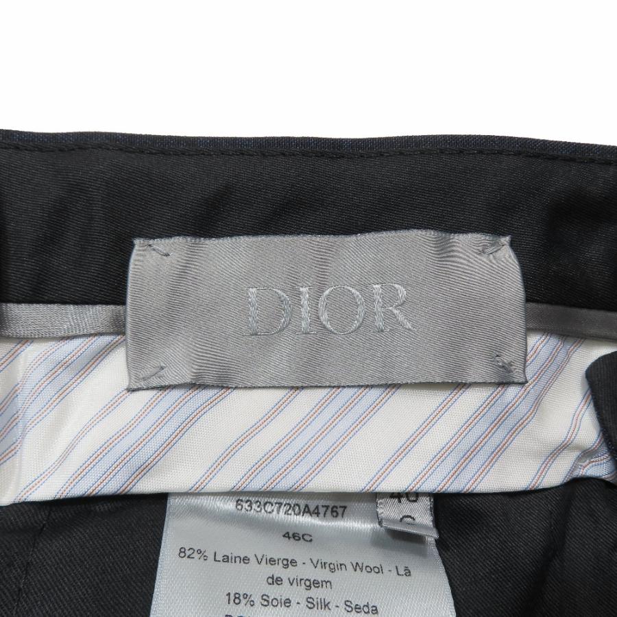 未使用 DIOR ディオール スラックス テーパードパンツ センタープレス